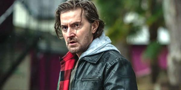 Richard Armitage as Joe looking co<em></em>ncerned in Fool Me Once