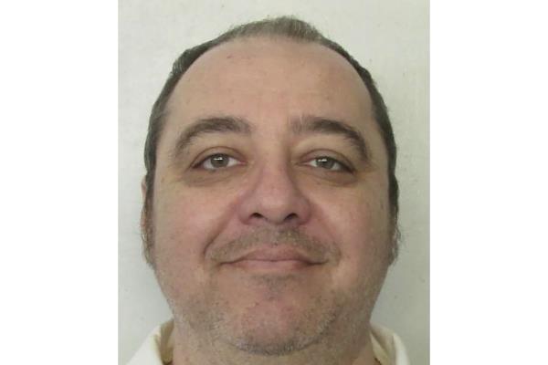 This undated photo provided by the Alabama Department of Corrections shows inmate Kenneth Eugene Smith, who was co<em></em>nvicted in a 1988 murder-for-hire slaying of a preacher's wife. A divided Alabama Supreme Court said the state can execute an inmate with nitrogen gas, a method that has not previously been used carry out a death sentence. The all-Republican court in a 6-2 decision Wednesday, Nov. 1, 2023, granted Alabama Attorney General Steve Marshall's request for an execution warrant for Kenneth Eugene Smith. (Alabama Department of Corrections via AP, File)