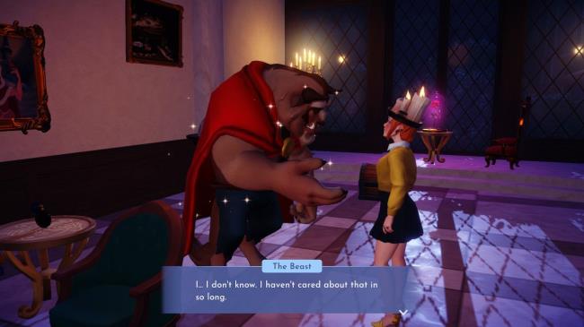 Beast hasn't thought a<em></em>bout his appearance in Disney Dreamlight Valley