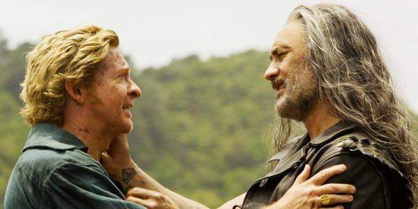 Rhys Darby as Stede Bo<em></em>nnet and Taika Waititi as Ed Blackbeard Teach in Our Flag Means Death season 2 episode 8