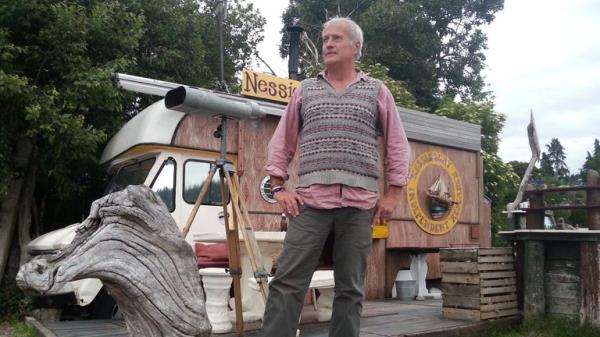 Mo<em></em>nster hunter Steve poses outside of his van. Pic: Steve Feltham