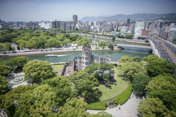 The Genbaku Dome in Hiroshima Peace Memorial, where a mo<em></em>nument recalls the fate of a Japanese girl who survived the nuclear bomb of 1945, o<em></em>nly to die of leukaemia 10 years later. — MICHAEL KAPPELER/dpa