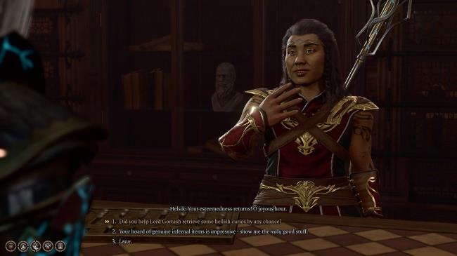 Player Asks Helsik At Devil's Fee a<em></em>bout Dealing With Gortash In Baldur's Gate 3